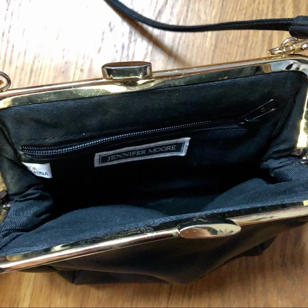 Y2K Jennifer Moore Black Cross Body Bag